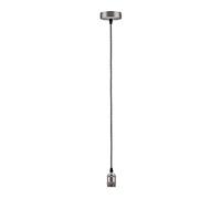Paulmann 50385 Luminaria colgante Neordic Eldar máx. 60 W, lámpara colgante, gris, níquel, lámpara de techo, metal, luminaria colgante E27