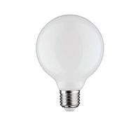 Paulmann 50396 Lámpara LED filamento G95 Globe Smart Home Zigbee Tunable White 7 W regulable, opal, dorado hasta blanco diurno 2200-6500 K E27