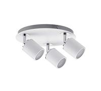 Paulmann 667.19 foco Cromo, Blanco Apto para uso en interior GU10 Punto de luz (GU10, Cromo, Blanco), 25 x 25 x 9.4 cm