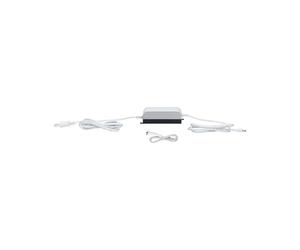 Paulmann 70200 Fuente de alimentación Function YourLED 48 W 230/12 V bajo voltaje CC gris/negro, plástico 70200 Transformador