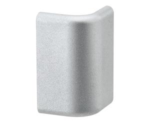 Paulmann 70274 Duo Profil Cap para la terminación limpia del perfil, paquete de 2, accesorio Duo Profil aluminio mate, plástico, para strips LED