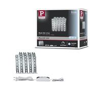 Paulmann 705.78 Juego básico Function MaxLED 500 1,5 m blanco diurno 8,5 W 230/24 V 20 VA plateado 70578 tira de luz LED, cinta de luz, tubo luminoso