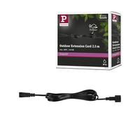 Paulmann 70525 Accesorio SimpLED, cable alargador Strip LED Outdoor, IP44, 2,5m, CC, 24V, negro, plástico