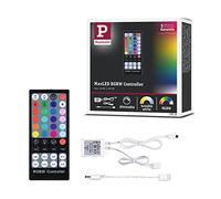 Paulmann 70526 Controlador RGBW MaxLED con control remoto IR CC 24V cuadrado máx. 144W regulable 50x35mm blanco plástico