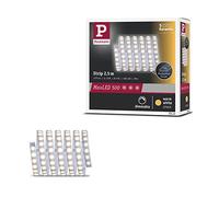 Paulmann 70549 LED Stripe MaxLED 500 Blanco cálido 2,5m 15W 1375lm 2700K IP44 regulable Tira de luz plástico plateado
