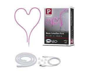 Paulmann 70561 Strip LED Neon Colorflex incl. 1x4,5 W, banda luminosa, luz rosa, para doblar, plástico, tira LED