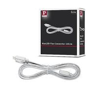Paulmann 70575 Cable de conexión MaxLED para strip LED 1 m, cable de extensión para strip, accesorio, puenteo, blanco, compensación de irregularidades, 5 polos