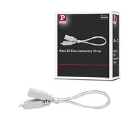 Paulmann 70576 Cable de conexión MaxLED para strip LED 10 cm, cable de extensión, accesorio, puenteo, blanco, compensación de irregularidades, 5 polos