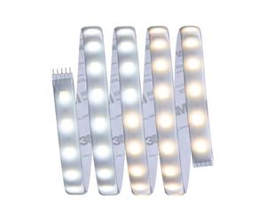 Paulmann 706.23 Juego básico Function MaxLED 1,5 m blanco ajustable 10 W 230/24 V 20 VA plata 70623 Tira de luz LED, cinta de luz, tubo luminoso