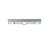 Paulmann 70635 Luminaria para muebles LED Jiggle 3 Spots incl. 3x0,18 W, luminaria armario, cromo mate, luz armario, plástico, lámpara cocina 3000 K