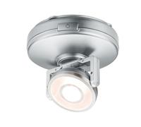 Paulmann 70637 Luminaria de armario LED Rotate para superficies de trabajo, armarios, estanterías, 1 foco, orientable, regulable, funcionamiento con pilas, con interruptor on/off/regulación