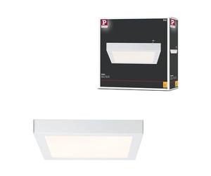 Paulmann 70646 Panel LED Lunar angular 300x300mm 18W 230V Blanco aluminio mate plafón LED lámpara de techo iluminación de techo