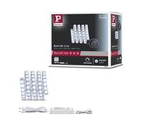 Paulmann 70667 Strip LED MaxLED 500 juego básico incl. tira de luz 1x8,5 W, regulable, plateado, cinta de luz, plástico, cinta de LED 6500 K