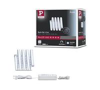 Paulmann 70671 Strip LED MaxLED 1000 juego básico incl. tira de luz 1x17 W, regulable, plateado, cinta de luz, plástico, cinta de LED 6500 K