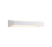 Paulmann 70791 Luminaria de techo LED aplique Bar cuadrada incl. 1x10,5 W blanco lámpara para sala de estar aluminio lámpara para pasillo 2700 K