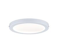 Paulmann 70868 Panel de superficie LED Atria redondo plafón 18,5 W luz 2700 K blanco mate cálido panel LED blanco regulable para montaje en pared/techo