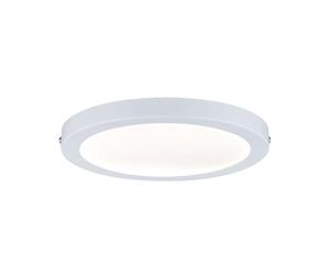 Paulmann 70868 Panel de superficie LED Atria redondo plafón 18,5 W luz 2700 K blanco mate cálido panel LED blanco regulable para montaje en pared/techo