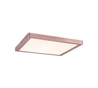 Paulmann 70873 Panel LED Atria cuadrado incl. 1x24 W regulable lámpara de techo oro rosa plástico lámpara para sala de estar 2700 K