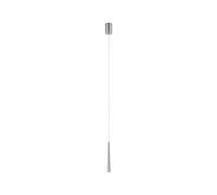 Paulmann 70929 Luminaria colgante LED Gutta incl. lámpara colgante 1x7 W, aluminio mateado, lámpara de techo, metal, blanco cálido 2700 K