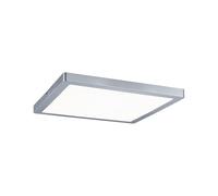 Paulmann 70936 Panel LED Atria, cuadrado, incl. 1x20 W, lámpara de techo, cromo mate, plafón, plástico, lámpara para sala de estar 4000 K