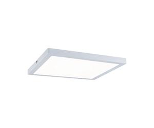 Paulmann 70939 Panel LED Atria, cuadrado, incl. 1x20 W, lámpara de techo, blanco mate, plafón, plástico, lámpara para sala de estar 4000 K