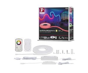 Paulmann 70966 Strip MaxLED Flow 27 W, juego básico strip LED, regulable, 3 m, RGB, blanco, plástico