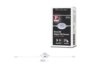 Paulmann 70974 Strip LED MaxLED Night detector de movimientos, máx. 144 W, tira de luz, blanco, cinta de luz, plástico, cinta de LED