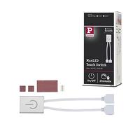 Paulmann 70975 Strip MaxLED Touch Switch máx. 144 W, regulable, tira de luz, plateado, cinta de luz, metal, cinta de LED