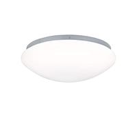 Paulmann 70980 Luminaria de techo LED Leonis redonda incl. 1x10 W IP44 lámpara de baño/sala de estar/pasillo plástico blanco 4000 K