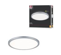 Paulmann 70991 Panel LED Atria Shine 293mm redondo incl. 1x16 W cromo blanco cálido mate plafón de plástico 3000 K