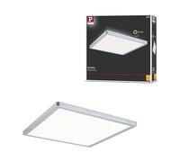 Paulmann 70994 Panel LED Atria Shine 293x293mm angular incl. 1x16 W cromo blanco cálido mate plafón de plástico 3000 K