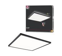 Paulmann 71002 Panel LED Atria Shine 420x420mm 3-Step-Dim angular incl. 1x22 W regulable Blanco cálido Negro Panel luminoso de plástico para techo 3000 K