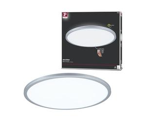 Paulmann 71006 Panel LED Atria Shine 420mm 3-Step-Dim redondo incl. 1x22 W regulable luz diurna blanco cromo mate plafón de plástico 4000 K