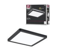Paulmann 71014 Panel LED Atria Shine 190x190mm angular incl. 1x11,2 W luz diurna blanco negro panel de techo de plástico 4000 K