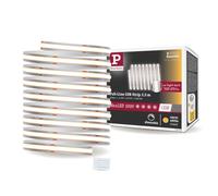 Paulmann 71050 MaxLED 1000 Strip LED Full-Line COB strip individual 2,5m 30W 2700lm 528LED/m 2700K regulable, plateado, plástico