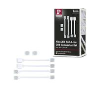 Paulmann 71057 MaxLED - Juego de conectores de línea completa COB blanco, transparente