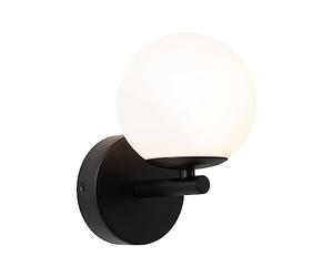 Paulmann 71074 Aplique LED Selection Bathroom Gove IP44 3000K 400lm 230V 5W, negro mate, satinado luminaria de baño