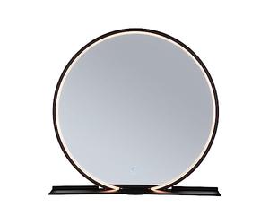 Paulmann 71090 Espejo iluminado LED Miro IP44 Tunable White 160lm 230V 10,5W espejo LED, negro mate luminaria de baño