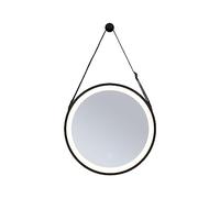 Paulmann 71092 Espejo iluminado LED Miro IP44 Tunable White 200lm 230V 7,5W espejo LED, negro mate luminaria de baño