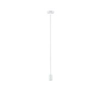 Paulmann 71135 Luminaria colgante Ravi, IP44, E27, máx. 60W, blanco mate, lámpara colgante sin fuente de luz