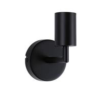 Paulmann 71139 Aplique Ravi, IP44, E27, máx. 60W, negro mate, lámpara de pared sin fuente de luz