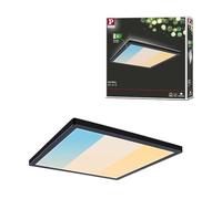 Paulmann 71256 - Panel LED Atria Shine IP44 (cuadrado, 15,7 W, 2100 lm, 3000-6500 K, color negro
