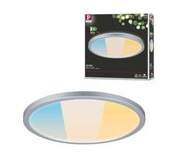 Paulmann 71274 - Panel LED Atria Shine IP44 (redondo, 298 mm, 14,8 W, 2250 lm, 3000-6500 K, cromo mate
