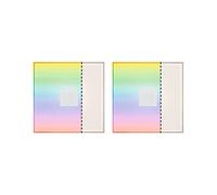 Paulmann 78412 LumiTiles juego de baldosas LED Square IP44 10x10cm juego 2 incl. 2x0,75 W reg. bl.cálido, blanco, plástico, alum., ilumin. baño 2700 K