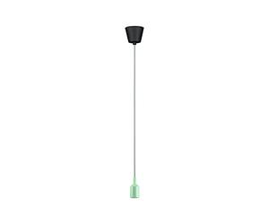 Paulmann 78428 Luminaria colgante Neordic Ketil, sin fuente de luz, máx. 60W, lámpara colgante, verde claro, negro, silicona, plástico, E27