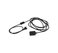 Paulmann 78436 Luminaria colgante Neordic Tilla, incl. enchufe, sin fuente de luz, máx. 20W, lámpara colgante, negro, metal, E27