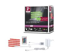 Paulmann 78863 SimpLED Strip LED Full-Line COB juego completo 1,5m 12W 495lm 840LED/m RGB 24VA regulable, blanco, metal