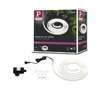 Paulmann 78905 Juego de strip LED SimpLED Outdoor 3m, blanco cálido, incl. strip 1x12W, blanco, tira de luz, plástico, tira de luces, 3000K