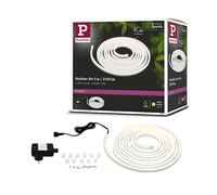 Paulmann 78906 Juego de strip LED SimpLED Outdoor 5m, blanco cálido, incl. strip 1x20W, blanco, tira de luz, plástico, tira de luces, 3000K