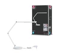 Paulmann 78911 Luminaria de escritorio LED FlexBar WhiteSwitch TunableWhite incl. lámparas auxiliares 1x10,6W, reg., blanco, luminaria sobremesa 3000K